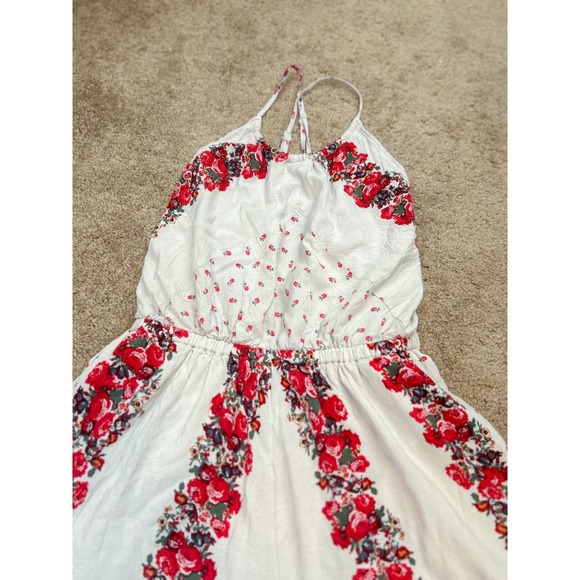 EUC Free people Simona Halter Rose Floral Mini Dress - Picture 6 of 8